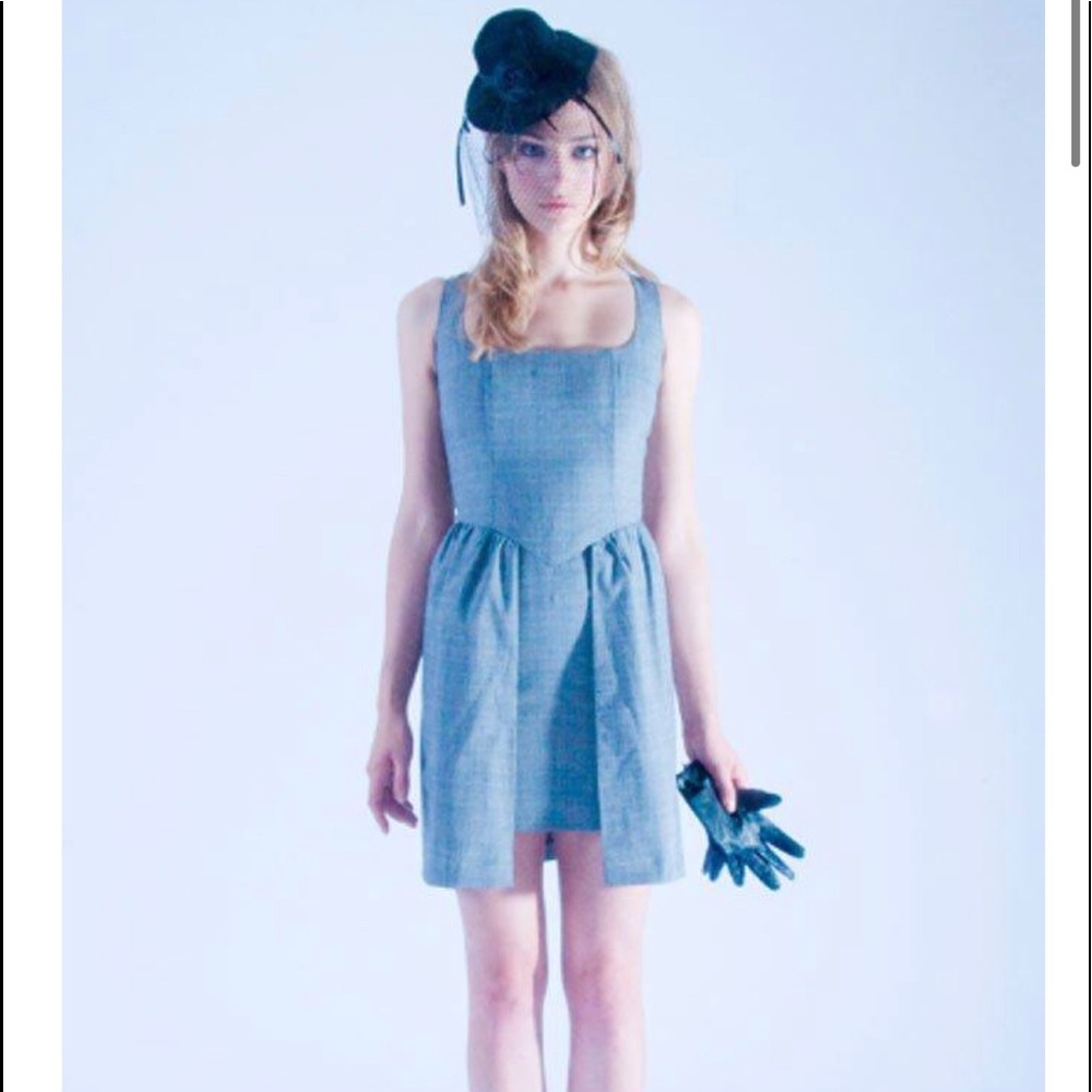 English tea plaid dress L’Ecole des Femmes